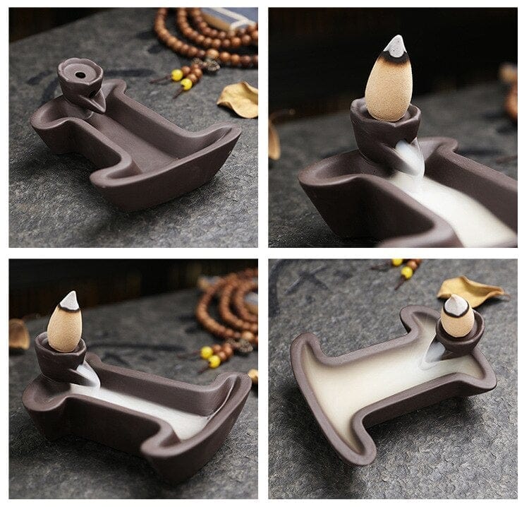 Alphabet Backflow Incense Burner