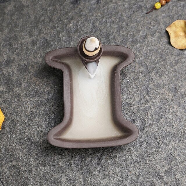 Alphabet Backflow Incense Burner