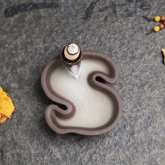 Alphabet Backflow Incense Burner