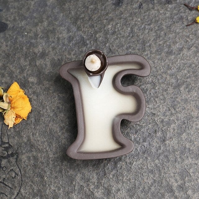 Alphabet Backflow Incense Burner