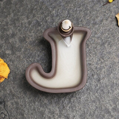 Alphabet Backflow Incense Burner