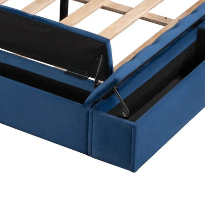 Amadeus Low Profile Platform Bed with Storage Space