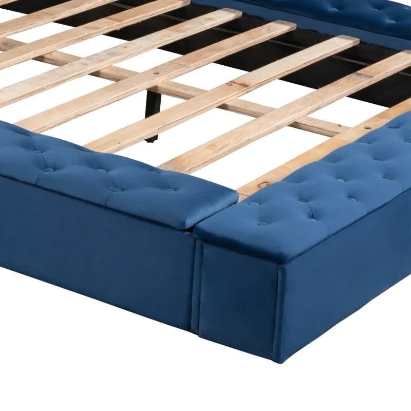 Amadeus Low Profile Platform Bed with Storage Space