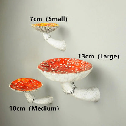 Amanita Mushroom Hanging Shelf