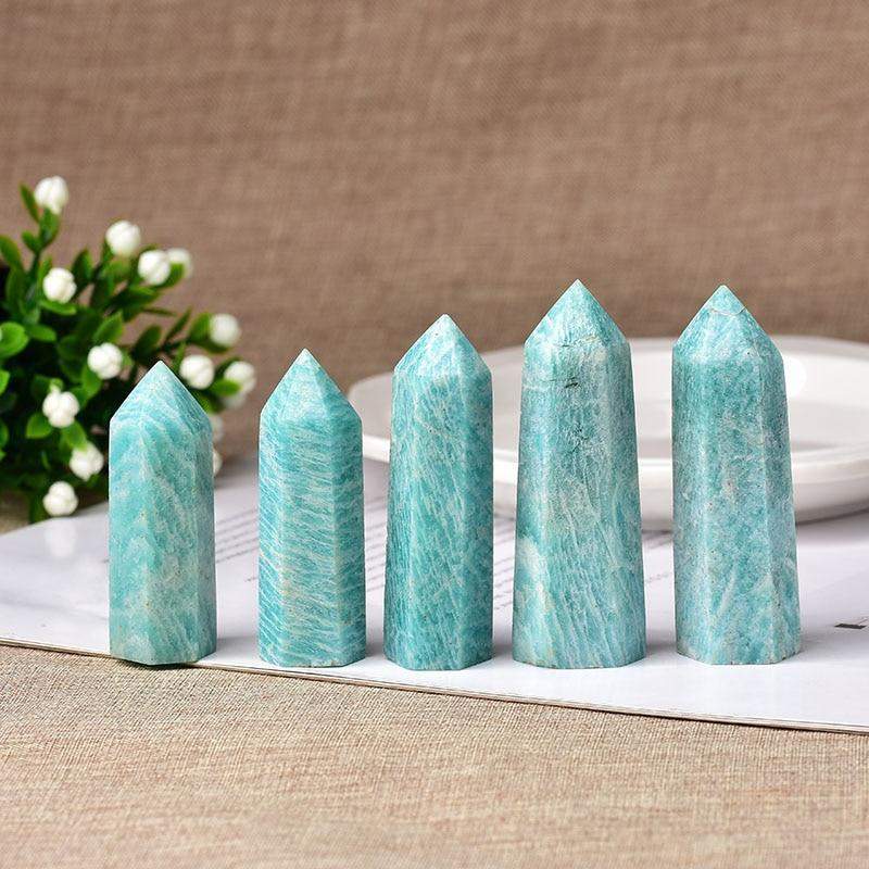 Cristal de quartz amazonite