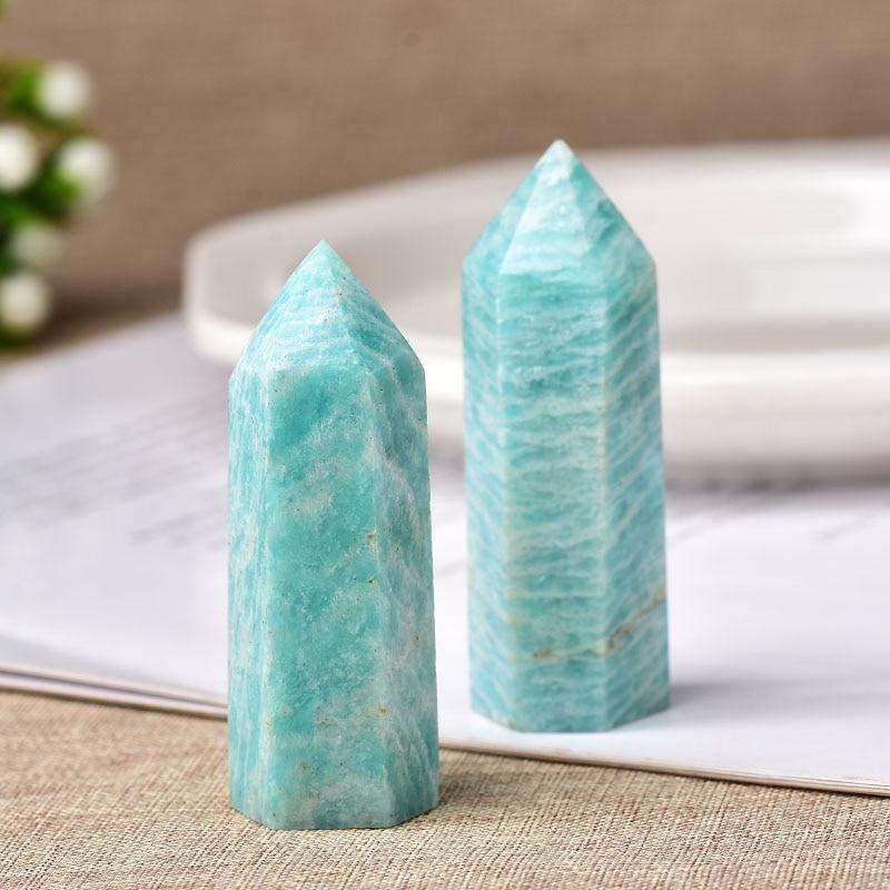 Cristal de quartz amazonite