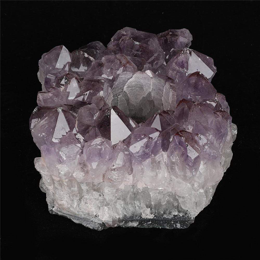 Amethyst Cluster Kerzenhalter