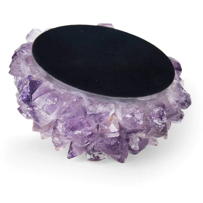 Amethyst Crystal Candle Holder