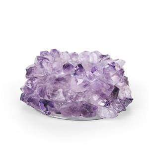 Amethyst Crystal Candle Holder