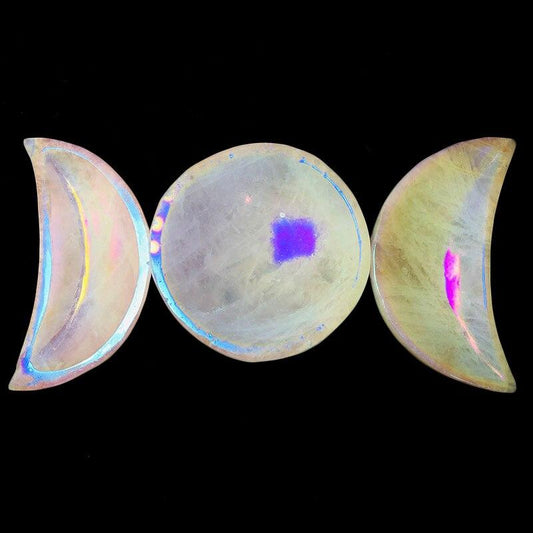 Conjunto de fases lunares de cuarzo Angel Aura