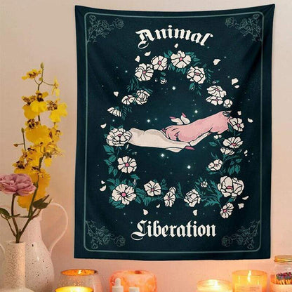 Liberación Animal Tela decorativa