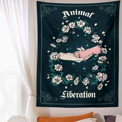 Liberación Animal Tela decorativa