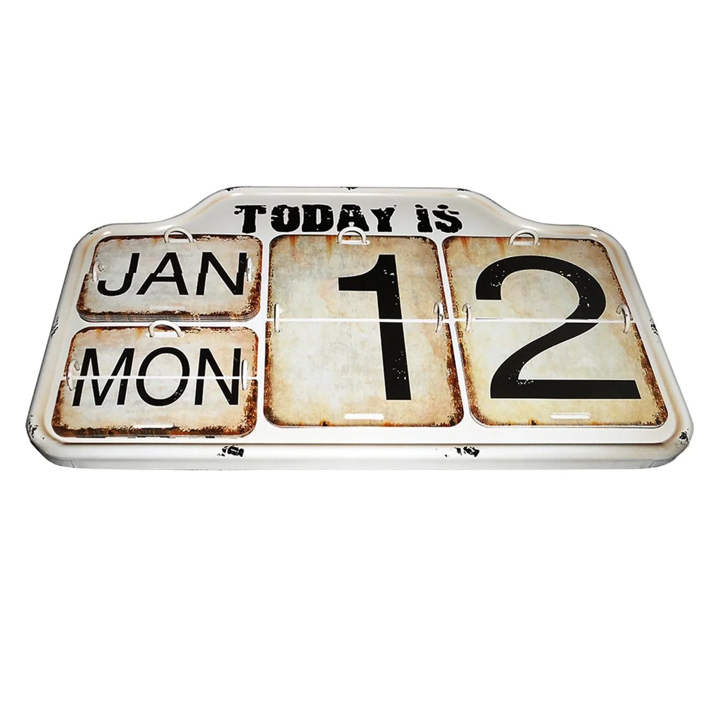 Antique Metal Perpetual Calendar