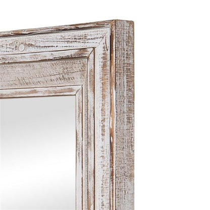 Antique White Wall Mirror