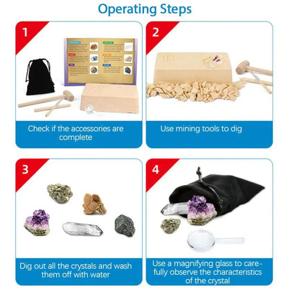 Archäologisches Erkundungs- und Bergbau-Kit