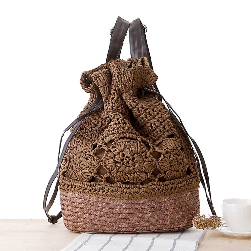 Aretha Knitted Pouch Backback