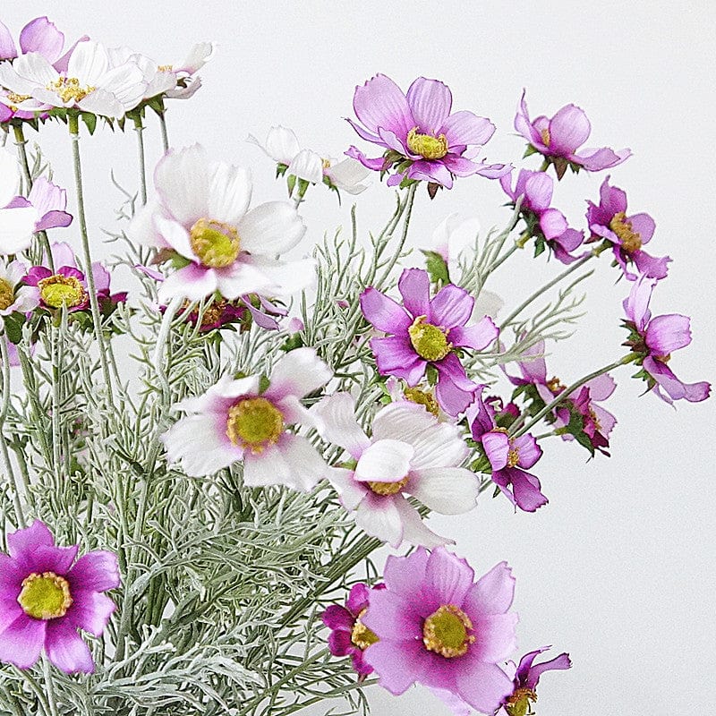 Künstliche Chrysanthemenblüte mit 8 Blütenköpfen