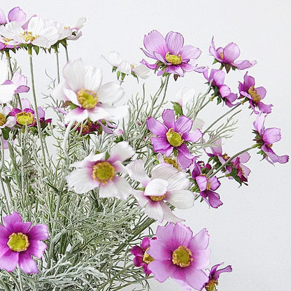 Fleur de chrysanthème artificielle à 8 têtes