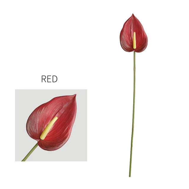 Fleur d'Anthurium artificielle