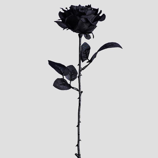 Rose noire artificielle