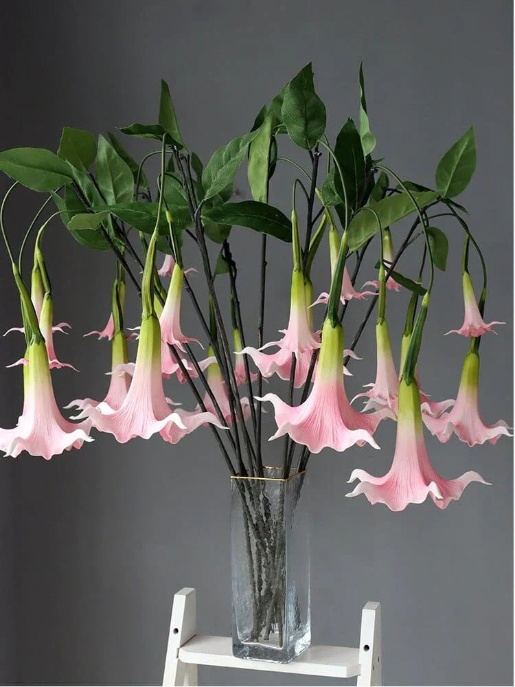 Flor artificial de Brugmansia versicolor – BAJE HOME