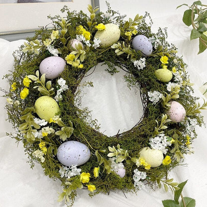 Artificial Easter Egg Wreath