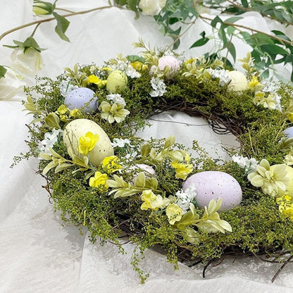 Artificial Easter Egg Wreath