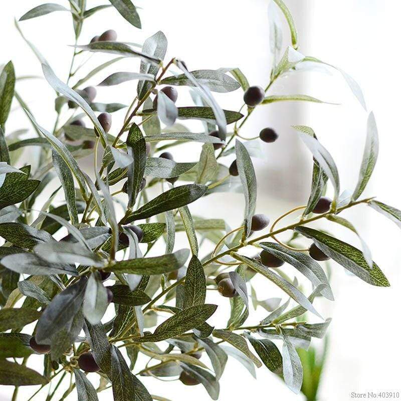 Artificial European Olive Tree Branch