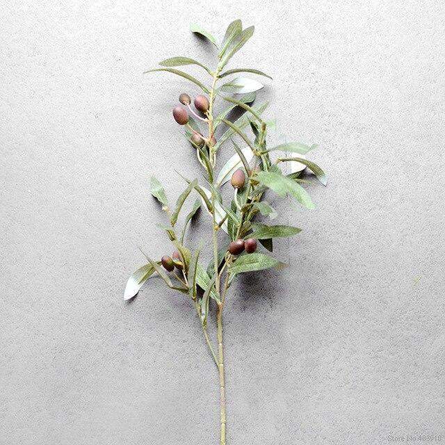 Artificial European Olive Tree Branch