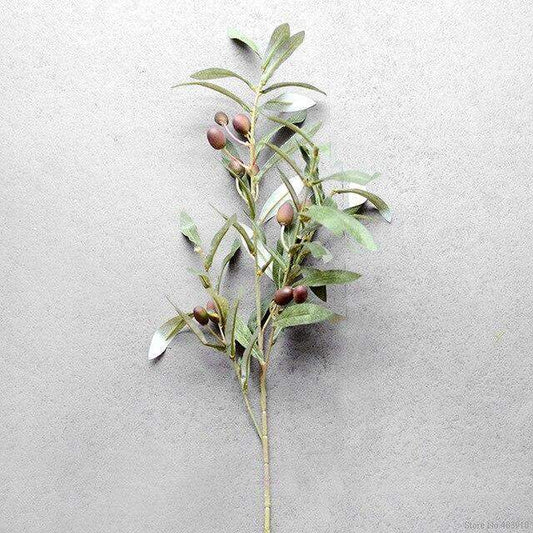 Artificial European Olive Tree Branch