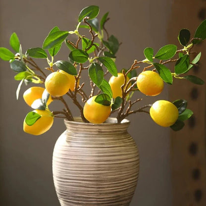 Artificial Lemon Branch