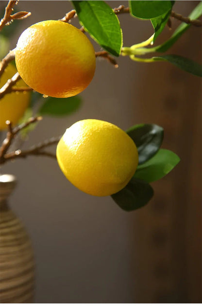 Artificial Lemon Branch