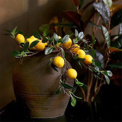 Artificial Lemon Branch