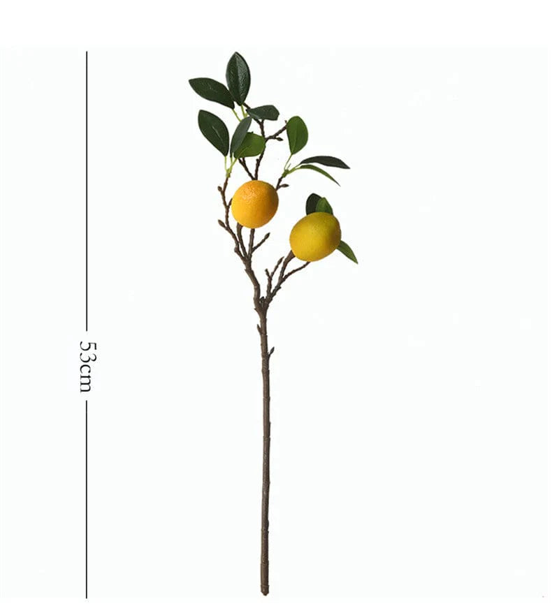 Artificial Lemon Branch