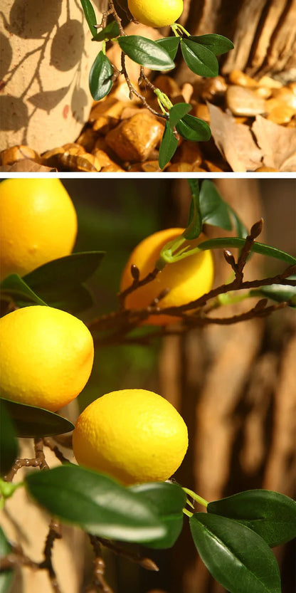 Artificial Lemon Branch