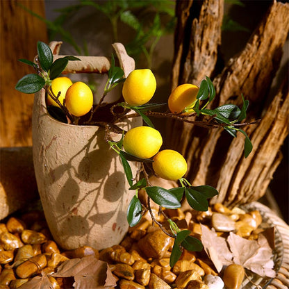 Artificial Lemon Branch