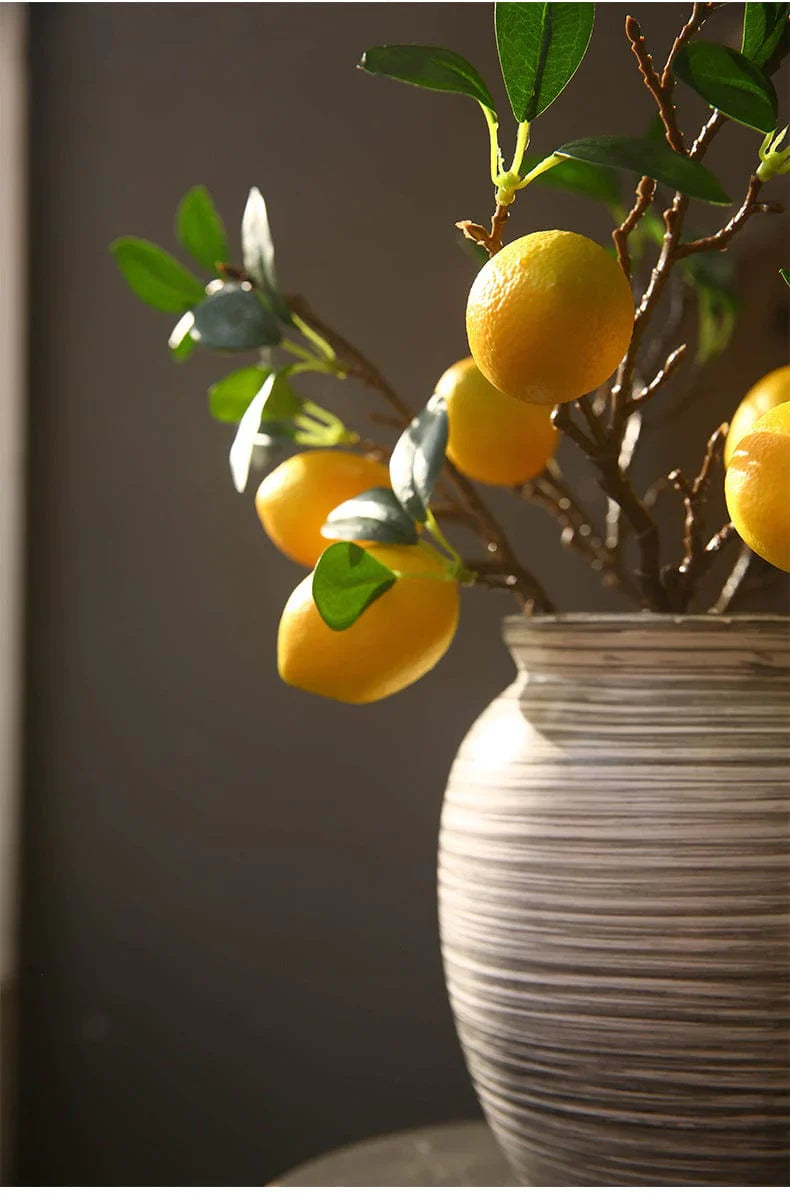 Artificial Lemon Branch