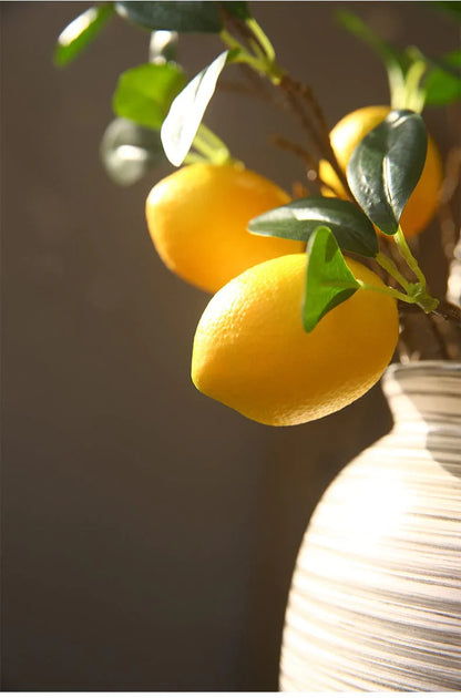 Artificial Lemon Branch