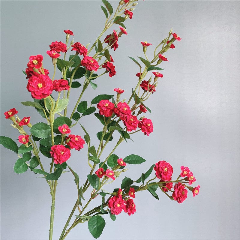 Artificial Luxury Mini Roses Branch