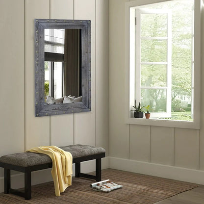 Artisasset Rectangle Iron Wall Mirror