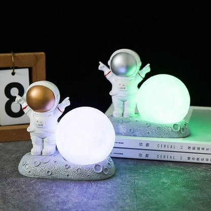 Astronaut On The Moon Night Light