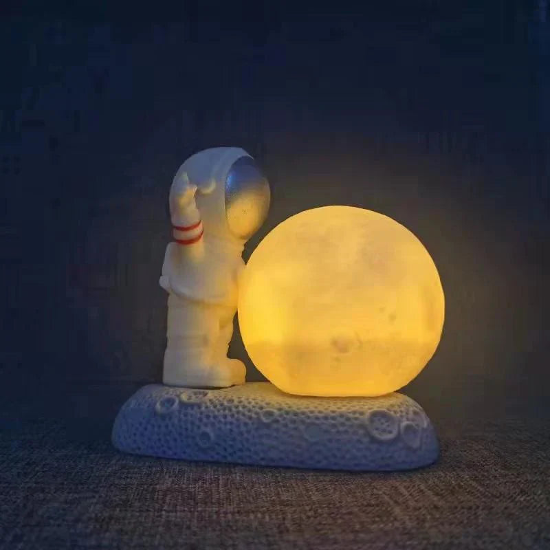 Astronaut On The Moon Night Light