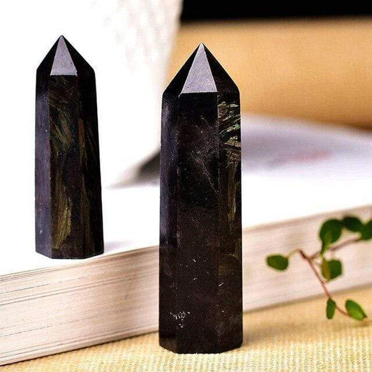 Astrophyllite Point Crystal Stone