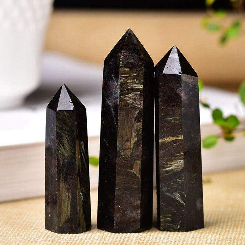 Astrophyllite Point Crystal Stone