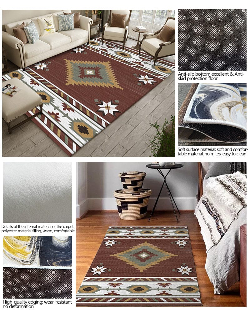 Aztec Brown Style Carpet