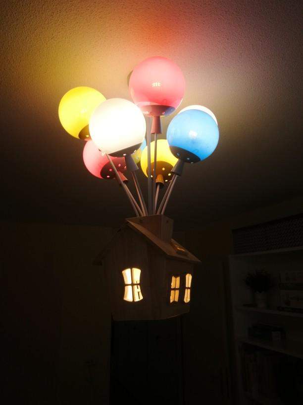 Lampadario per casa galleggiante a palloncino