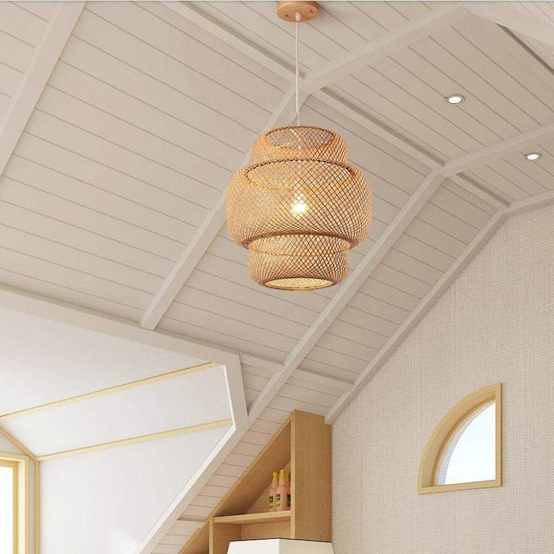 Bamboo Art Chandelier