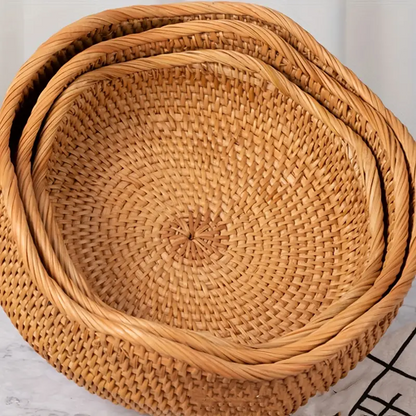 Panier à fruits en bambou