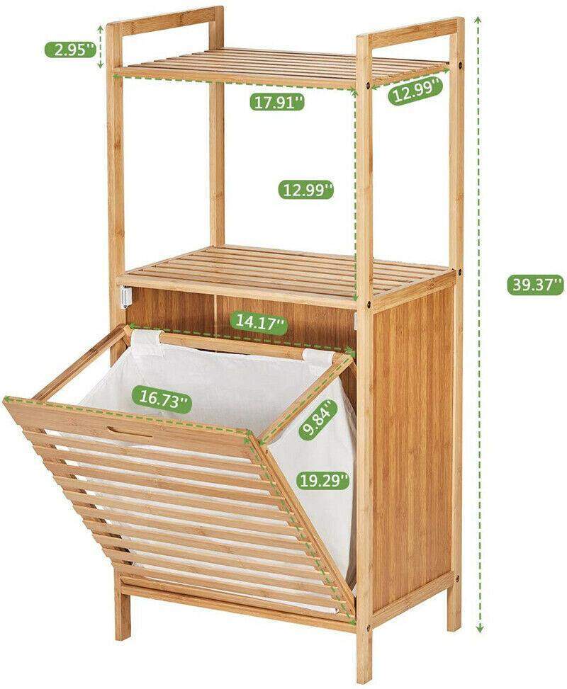 Bathroom Bamboo Storage Shlef