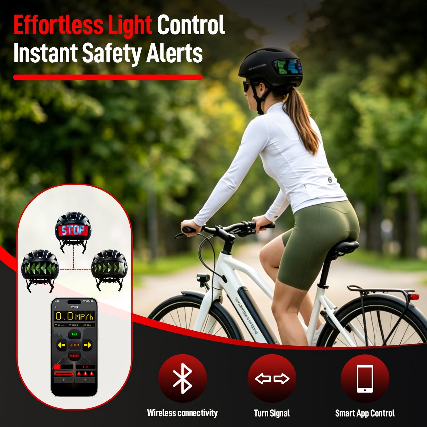 Bicycle Helmet LED Light